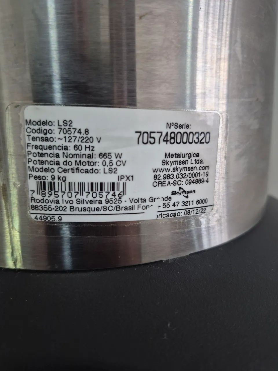Liquidificador Skymsen LS2 baixa rotação bivolt - Foto 4