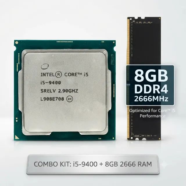 COMBO UPGRADE - Intel Core i5-9400 + 8GB DDR4 2666MHz