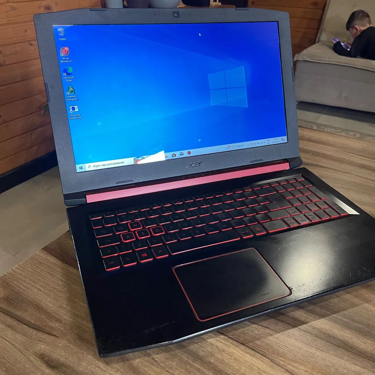 Acer nitro Core i5 7° / 8GB / SSD 240GB /Gtx1050 ti / Bateria OK ?