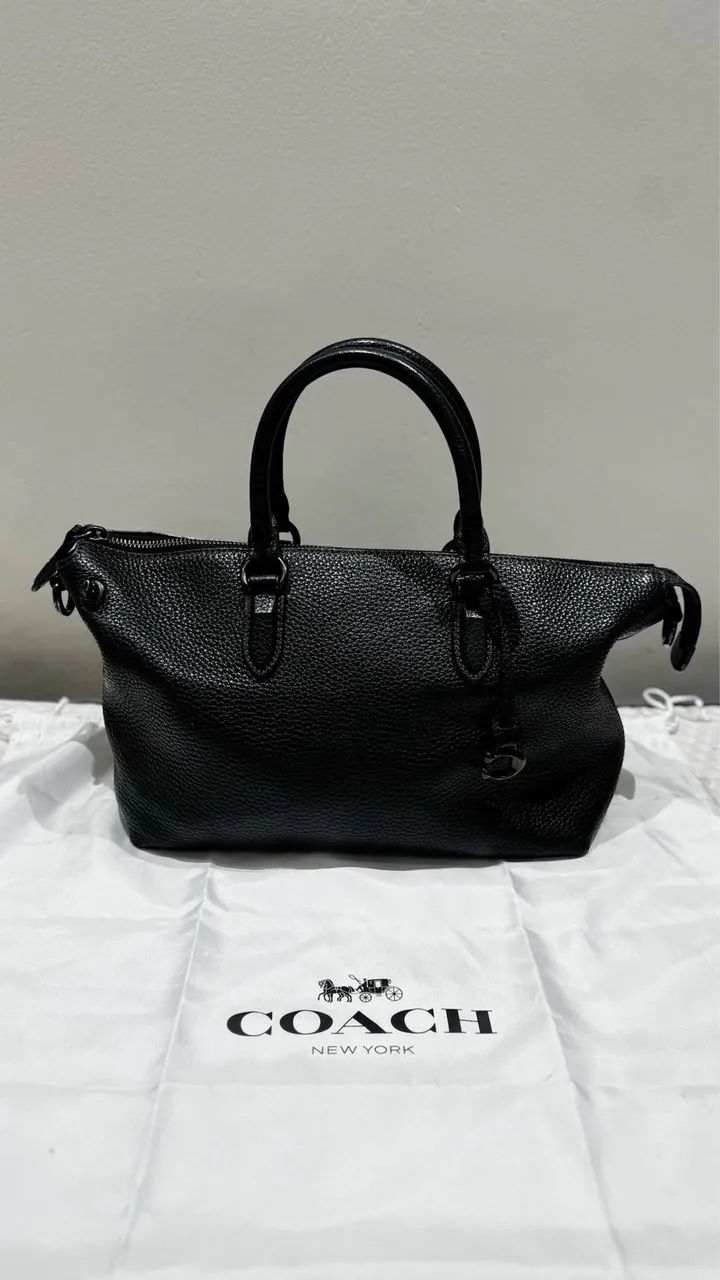 Bolsa Coach preta - clássica , elegante e versátil  - Foto 3