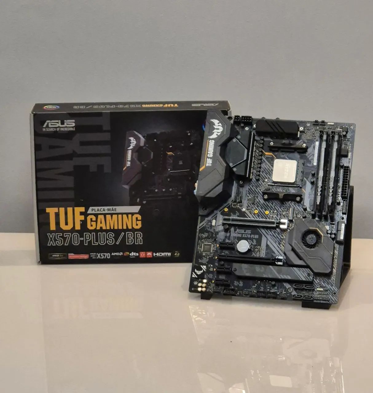 Placa mae AM4 X570-PLUS TUF - Foto 2