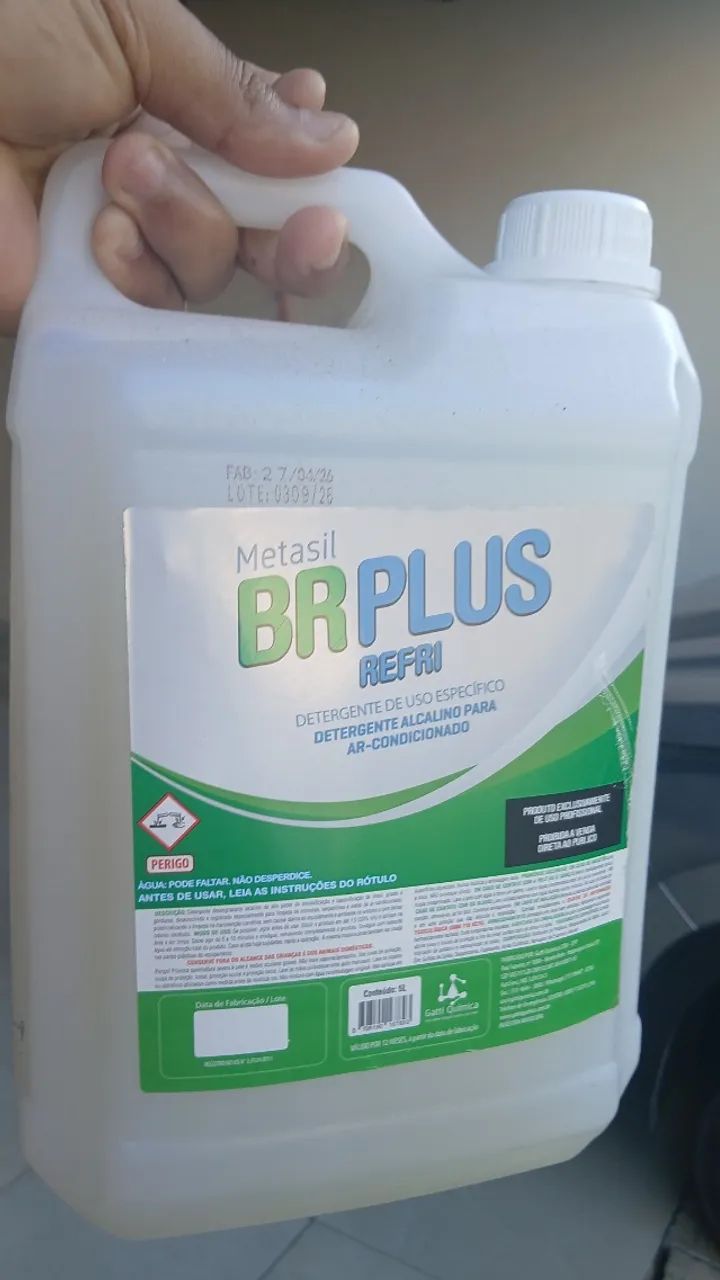 Detergente de limpeza de ar condicionado  5 litros - Foto 2