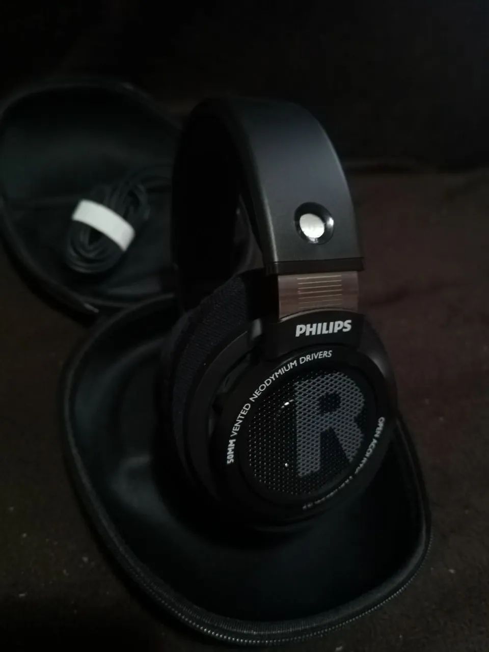 Headphone Philips shp 9500, novo com case rígida para transporte 