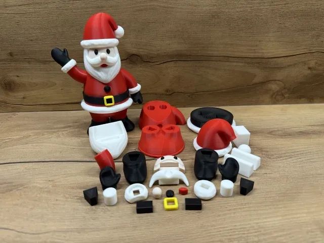 Action figure papai noel 3d - Foto 2