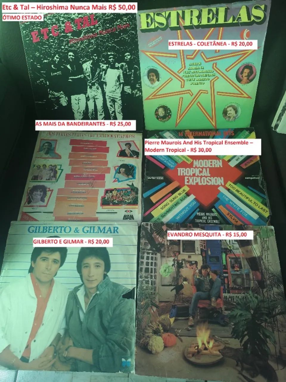 DISCO DE VINIL - LP - DIVERSOS