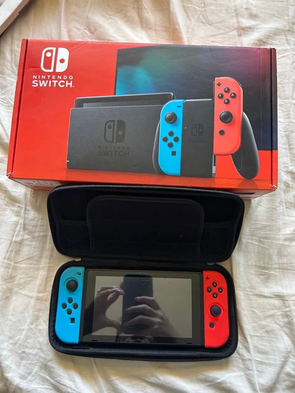 NINTENDO SWITCH COMPLETO - IMPECÁVEL  - Foto 3