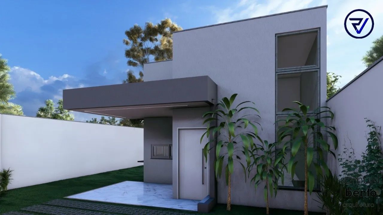 Casa Plana de Esquina no Eusébio | 3 Suítes | 110m