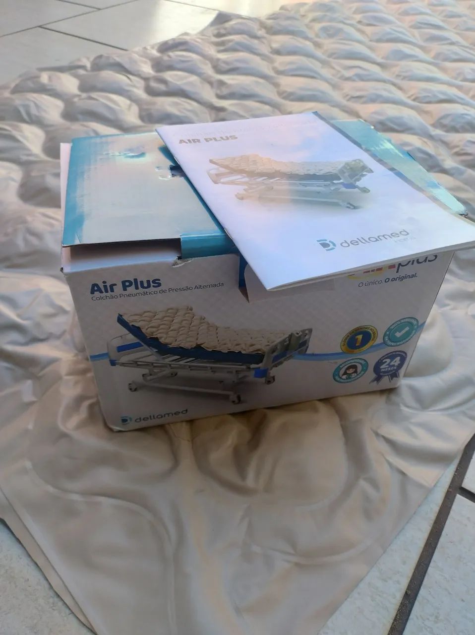 Colchão inflável com bomba  - Foto 2