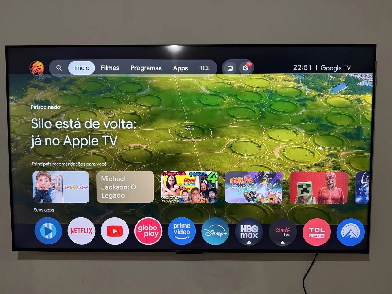 TV TCL 65P 4K