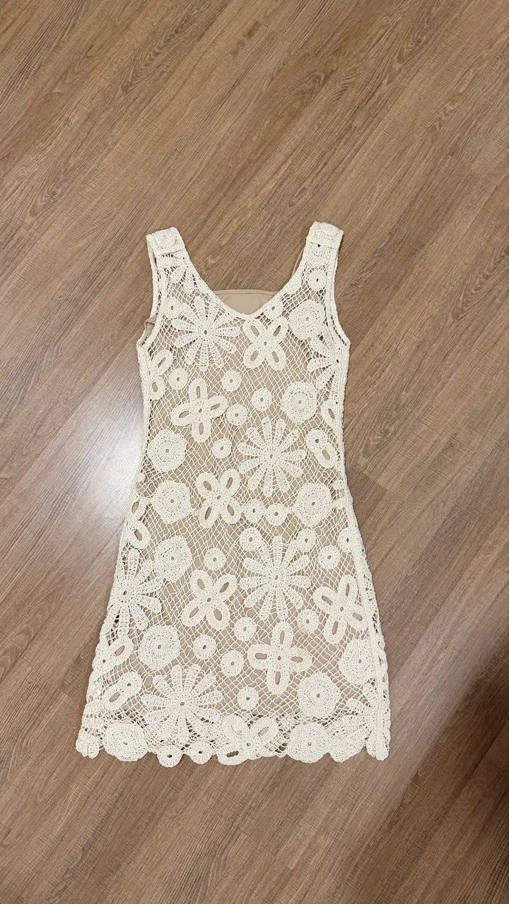 Vestido crochê praia  - Foto 2