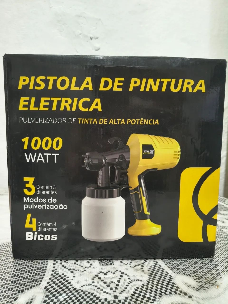 Eps - 0258 Pistola de Pintura Pulverizador de Tinta Elétrica Paint Epsilon  - Foto 2
