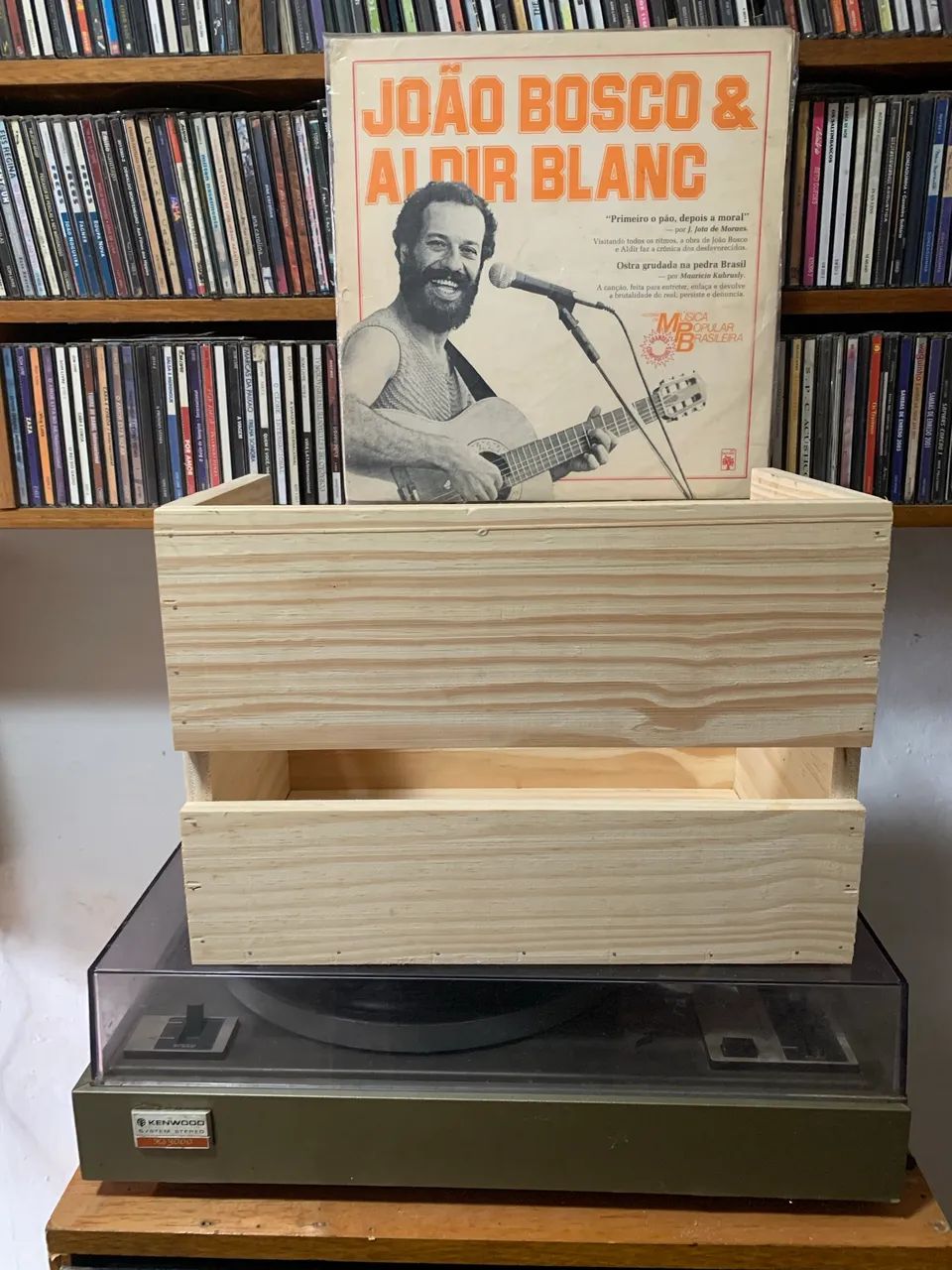 Organizador para discos de vinil