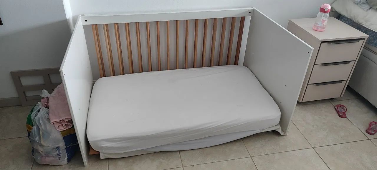 Berço para arrumar