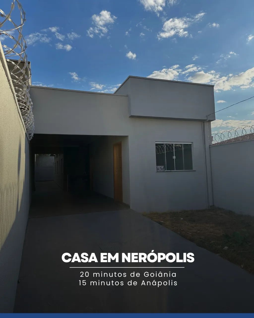 Vende-se uma casa em Nerópolis, Goiás