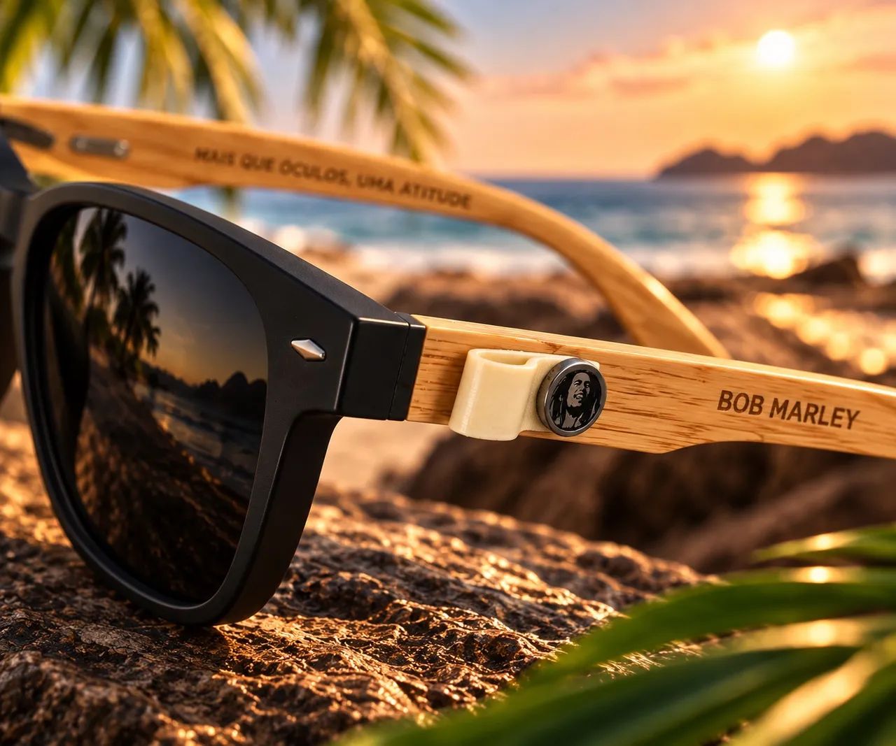 Óculos de Sol Bob Marley Masculino - Foto 3