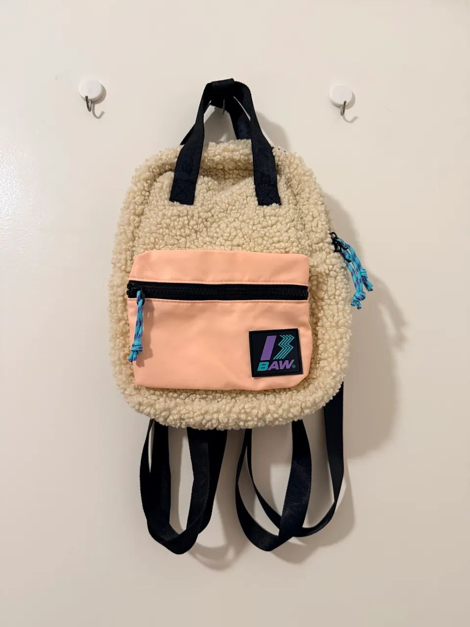 mochila mini baw bege