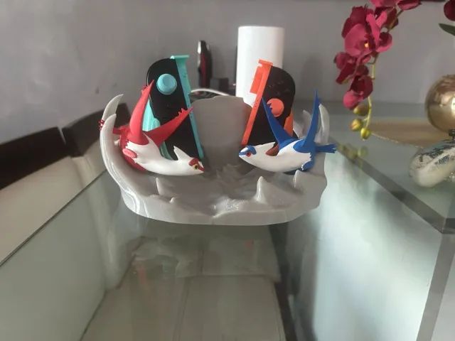 Suporte para Controle Diorama Pokemon Latios e Latias - Foto 4