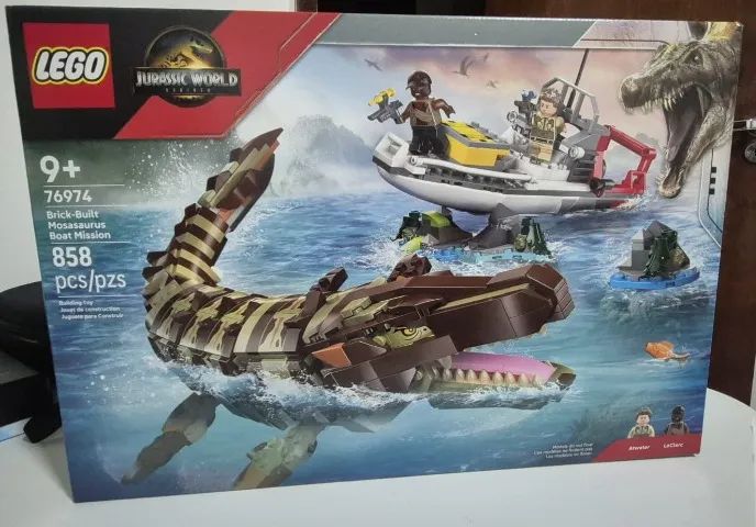 オクトパス Lego 76974 Jurassic World Missão Do Barco Mosasaurus Pç 858