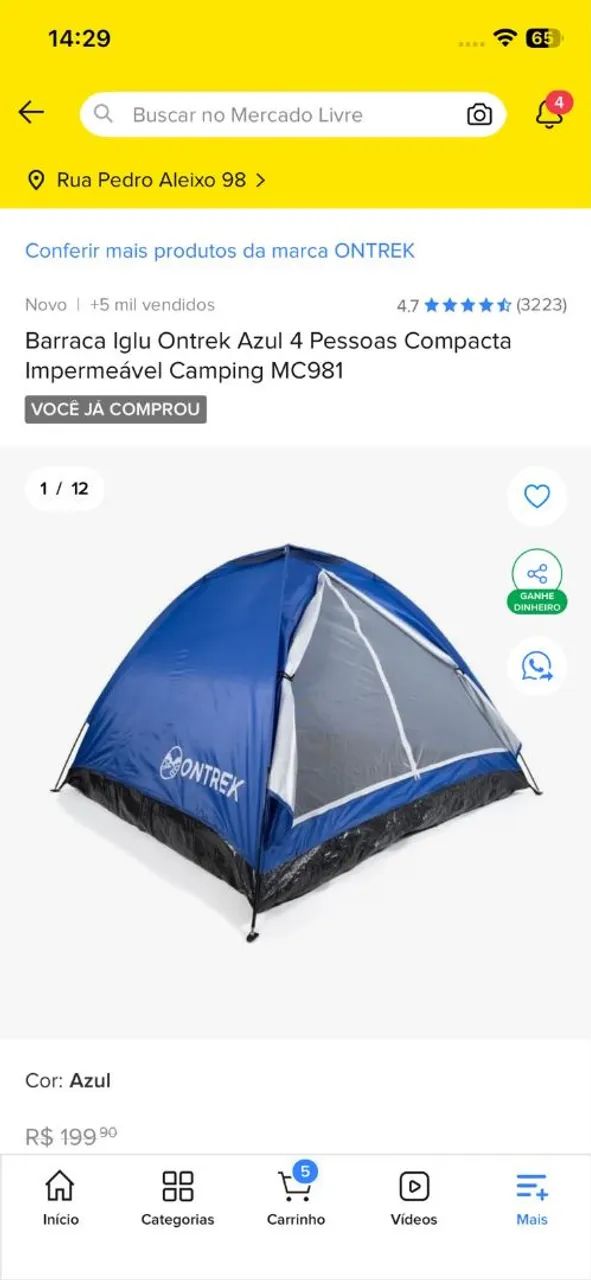 Barraca de acampar  - Foto 2