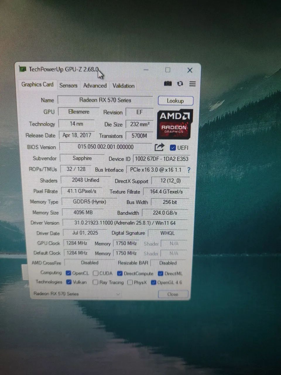 RX 570 4GB Sapphire (Não é chinesa) - Foto 4