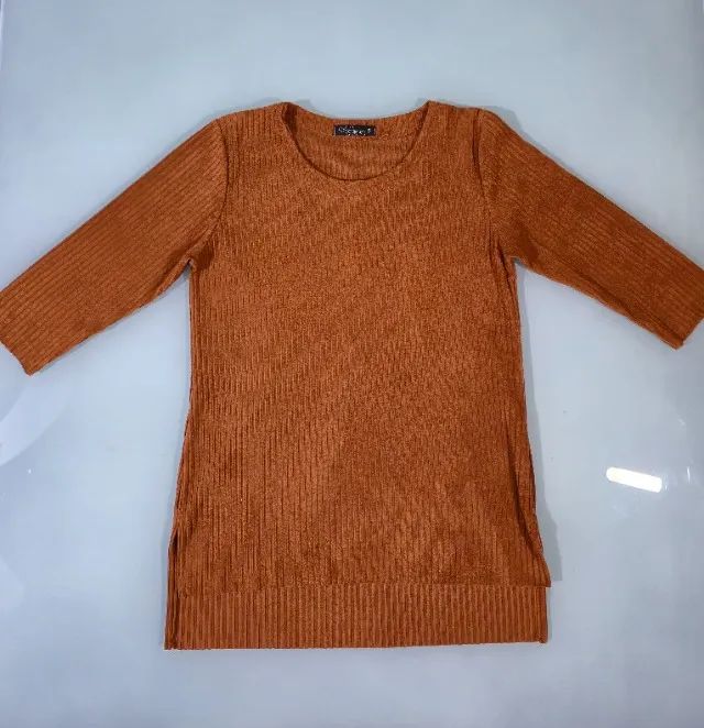 Blusa Caramelo - Usada - Foto 4