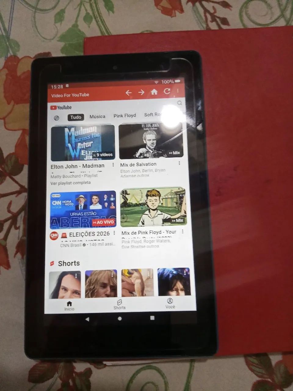 Tablet Amazon Fire 7 geração 9 com película  - Foto 4