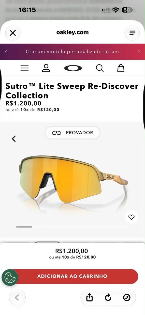 Oculos Oakley Sutro? Lite Sweep Re-Discover Collection - Foto 5
