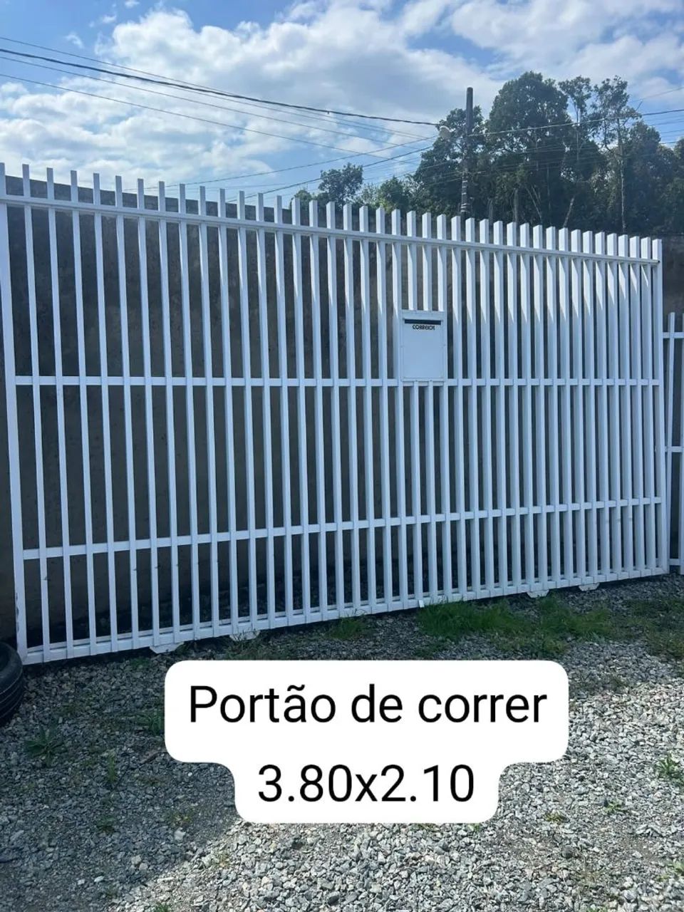 Grades e portão de alumínio  - Foto 3