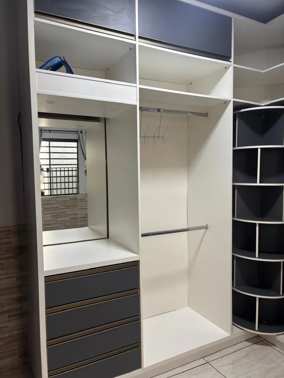MDF Custom-Built Closet