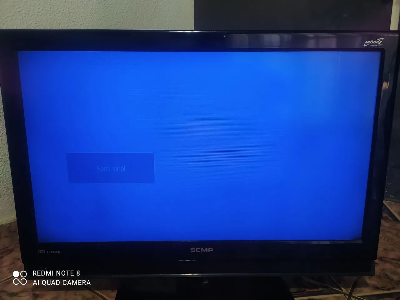 TV 32? - Funcionando Perfeitamente | Detalhe: Linha Vertical no Canto da Tela - Foto 3
