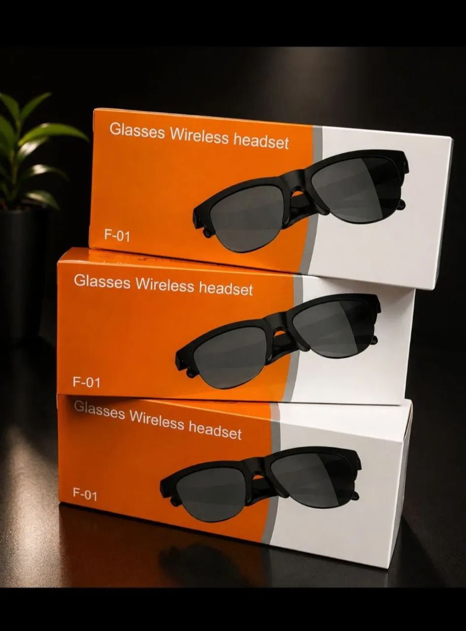 Óculos Bluetooth Wireless F-01 com Áudio e Chamadas - Foto 2