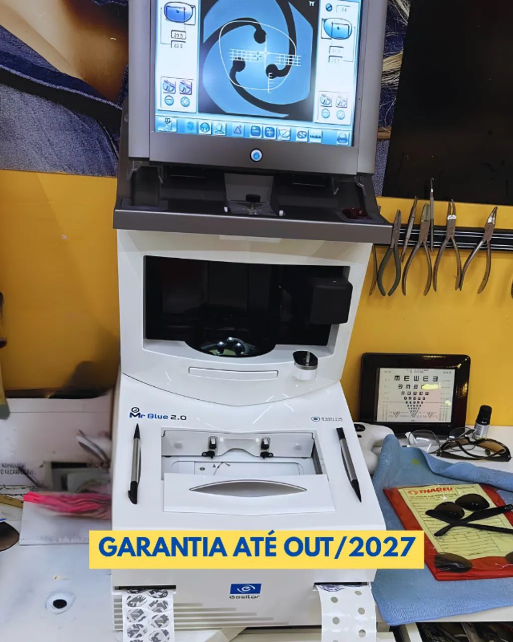 Facetadora / Cortadora Essilor Mr Blue 2.0 com Garantia até 2027 - Foto 3