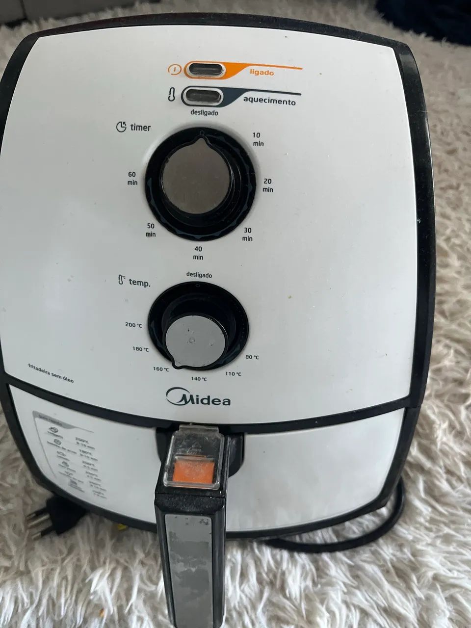 Fritadeira midea semi nova 