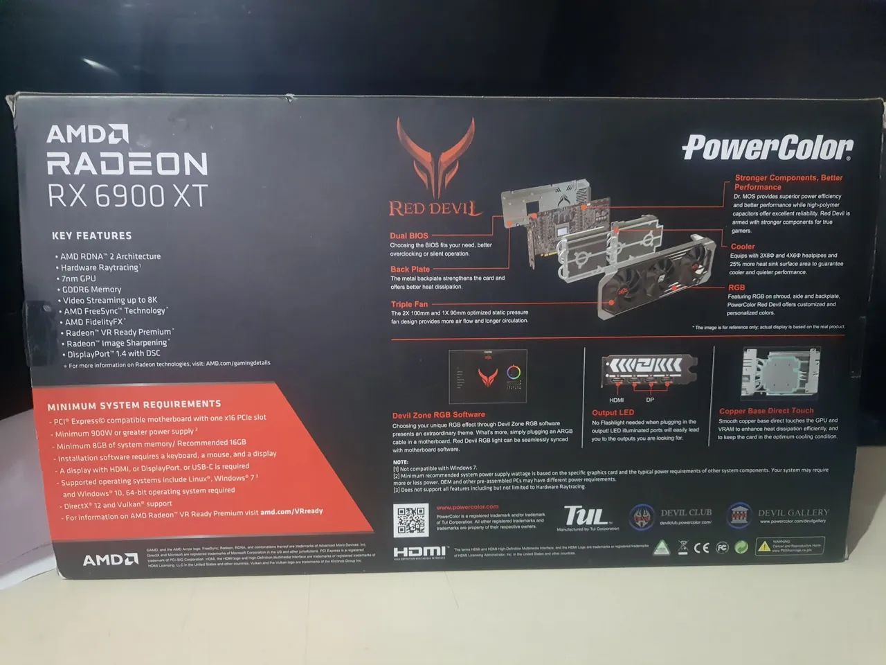 Rx 6900 xt 16gb ultimate Red devil (* Diadema abc) - Foto 4