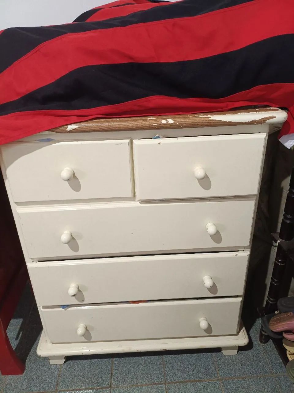 Vende se conjunto de guarda roupa e cômoda infantil. - Foto 4