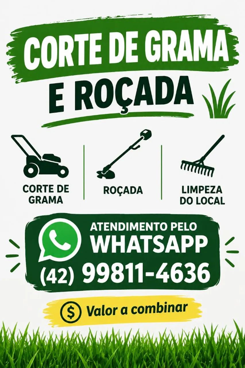 Corte de Grama/Roçadas 