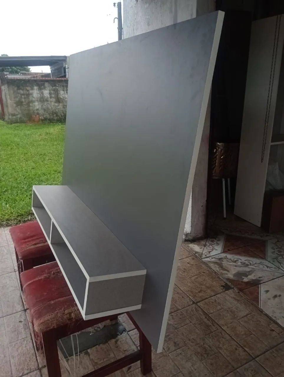 Painel de TV 55 polegadas, 100% MDF laqueado