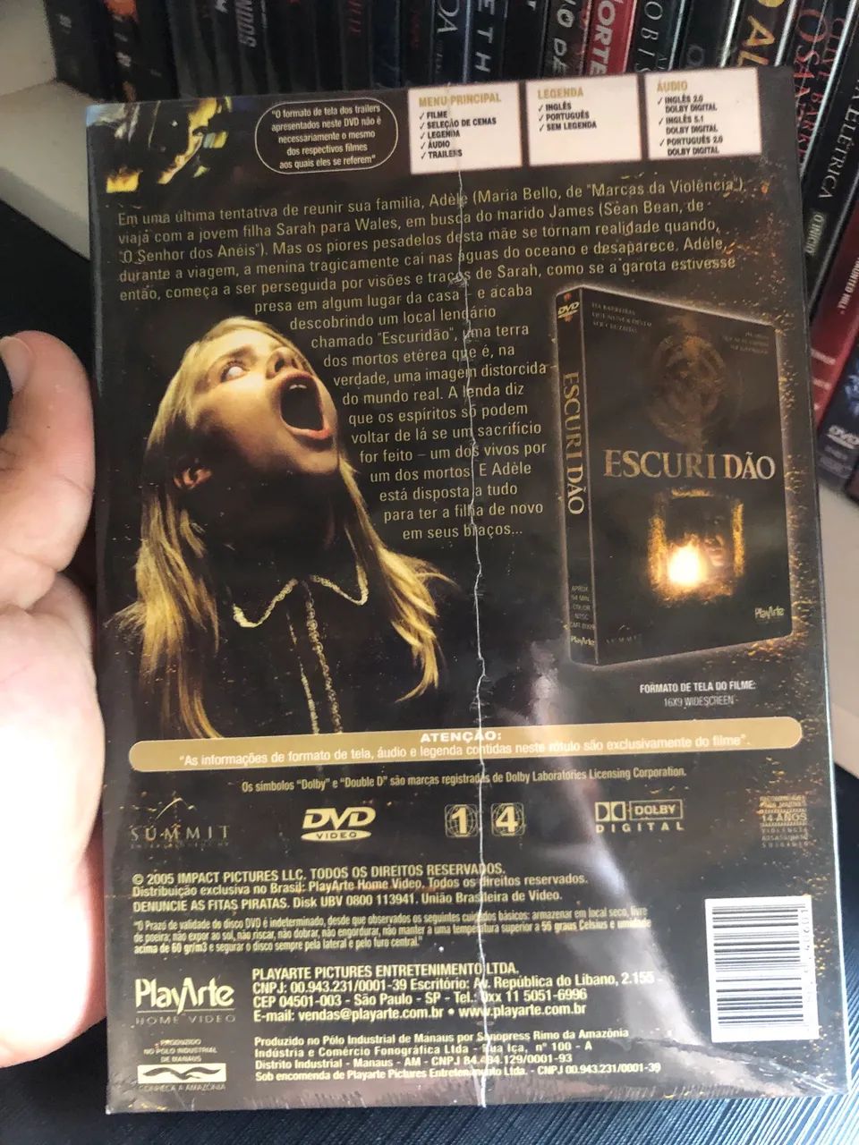 DVD Escuridão lacrado e com luva - Foto 2