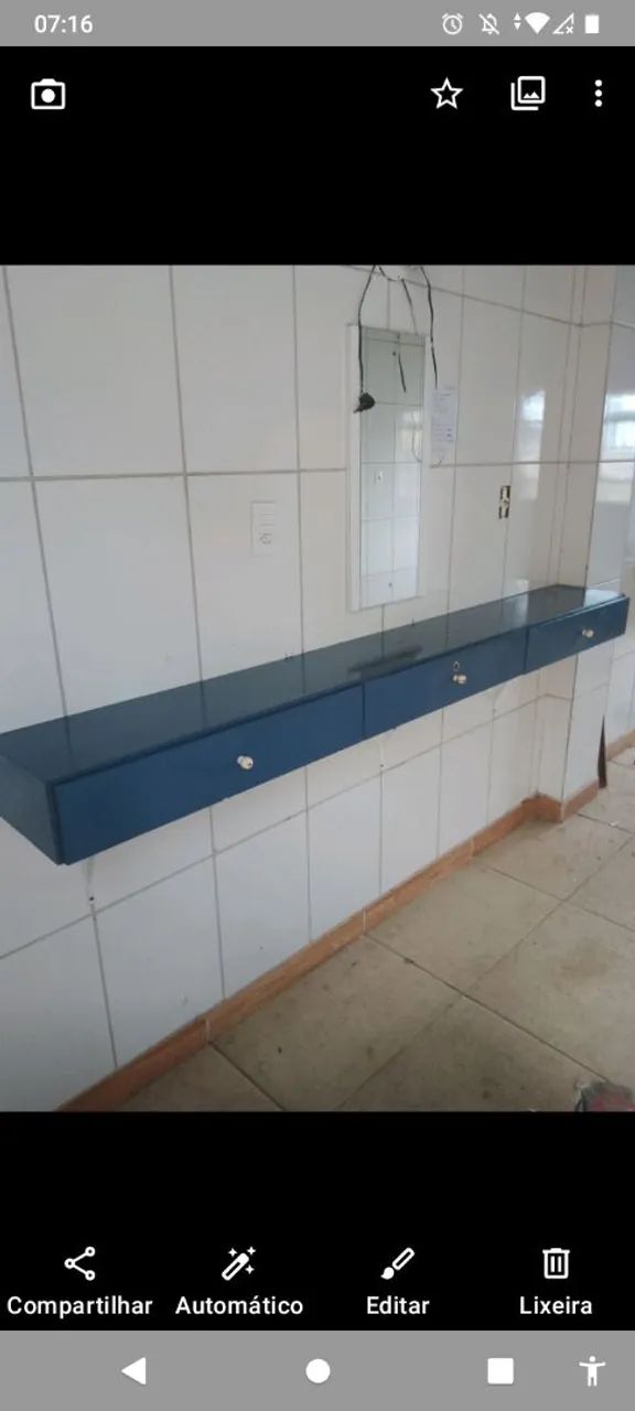 Penteadeira bancada para salão 