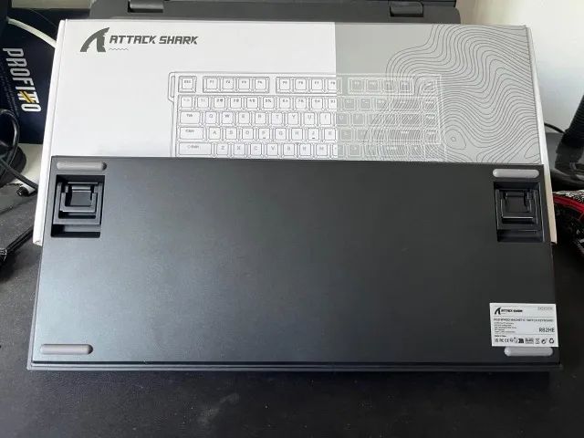Teclado Mecânico Attack Shark R82HE Preto - Foto 5