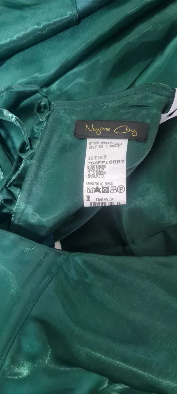 Vestido verde de festa - Foto 4