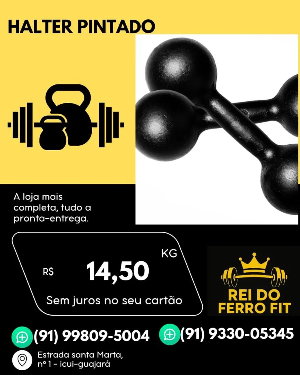 Halter pintado bola  KG à vista 