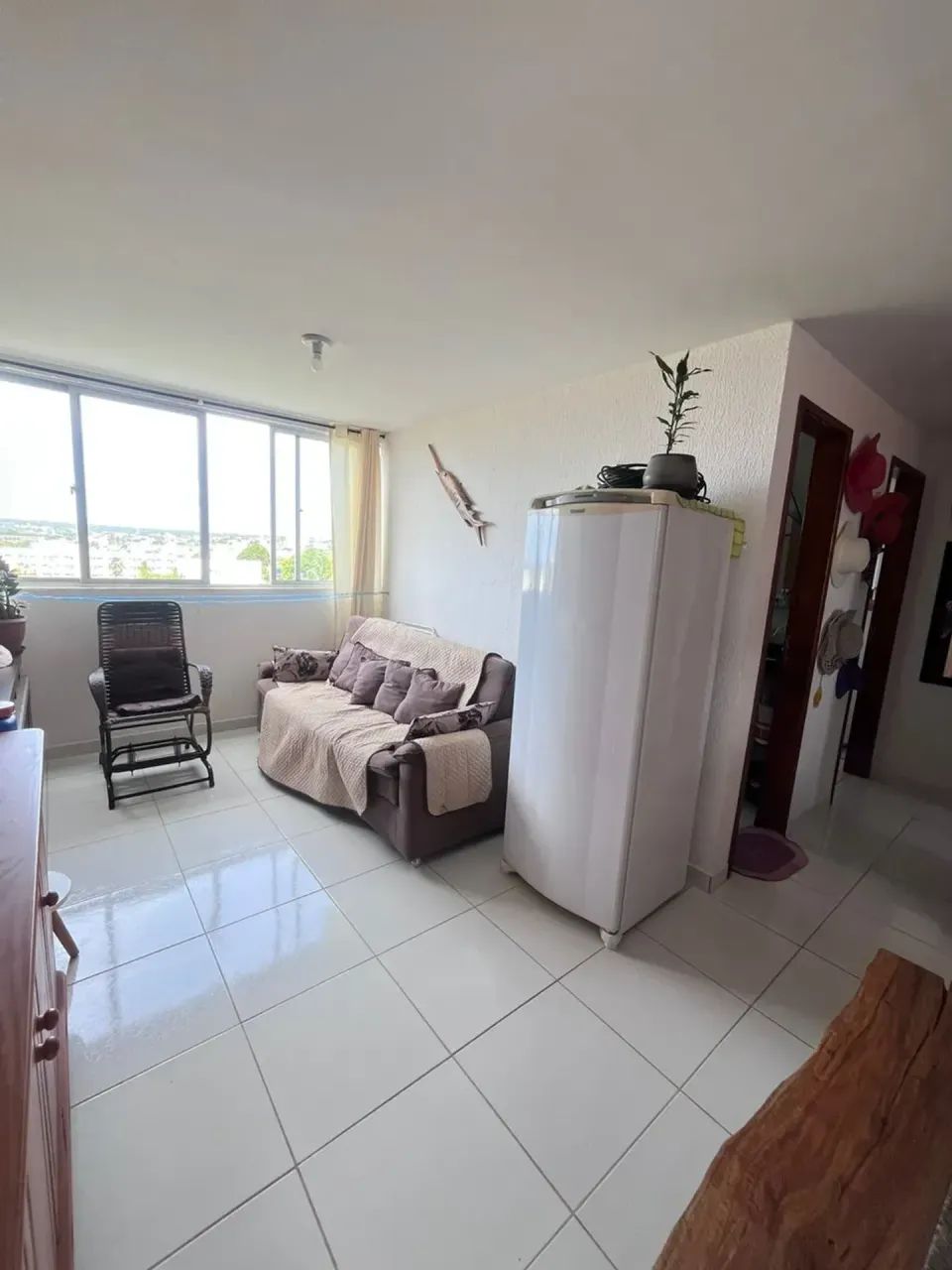 Apartamento 2 qts a 2min da praia com vista mar - Foto 5