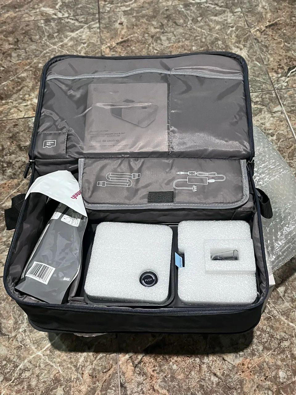 BIPAP/CPAP COM MÁSCARA - YUWELL NOVO - Foto 2