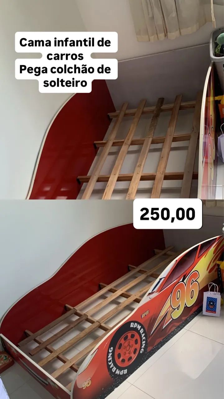 Cama carros infantil  - Foto 2