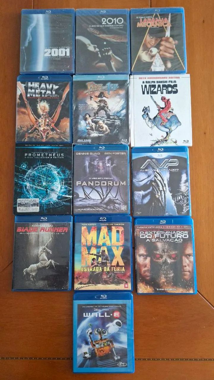 Kit com 13 DVD's Blu-Ray - DVD, Blu-Ray e Vídeo Cassete - Vargem