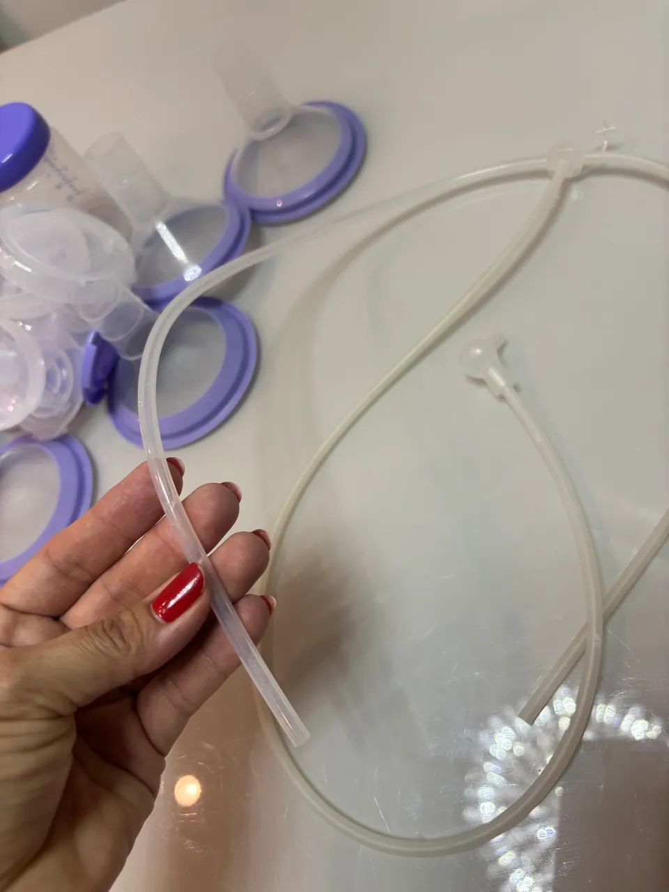 Bomba de leite lansinoh - Foto 4