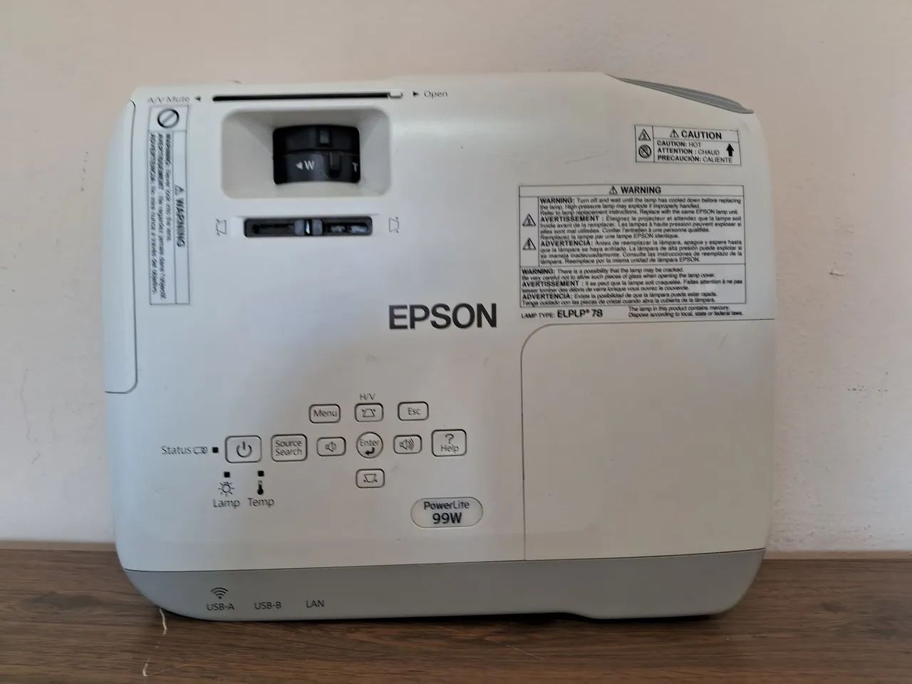 Projetor  Epson  99W  (wxga) - Foto 3