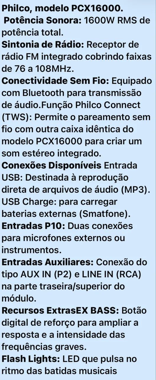 Caixa acústica Philips 16000 - Foto 5