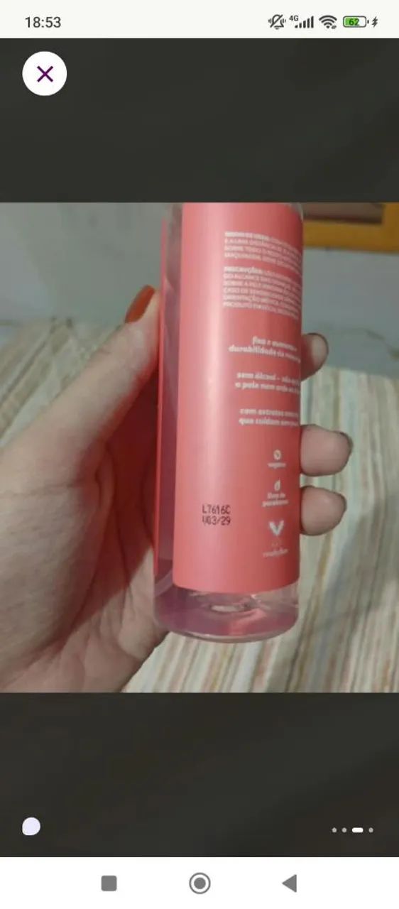 Bruma fixadora de maquiagem Dailus 150 ml - Foto 2